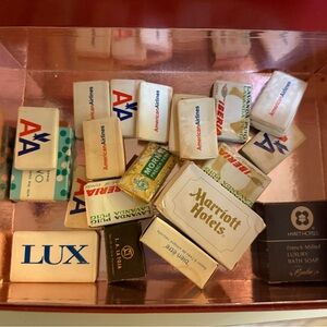 Vintage Travel Hotel/ Motel Miniature Assorted Soaps Lot